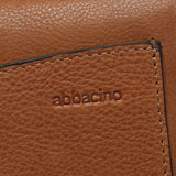 Mini crossbody bag in cognac leather