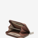 Pink leather card holder