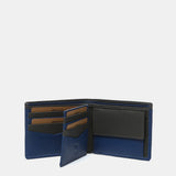 Cartera de hombre de piel con protección RFID en gris