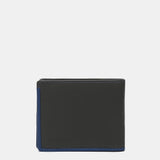 Cartera de hombre de piel con protección RFID en gris