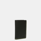 Cartera de hombre de piel con protección RFID en negro