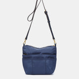 Organizer in blue recycled materials