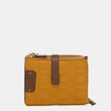 Small amber nylon wallet