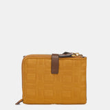 Small amber nylon wallet