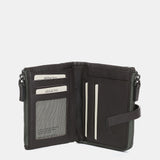 Small green nylon wallet