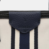 Beige Shopper-Tasche aus recycelten Materialien.