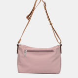 Pink recycled material crossbody bag