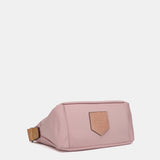 Pink recycled material crossbody bag