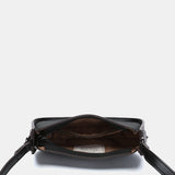 Schwarz recycelte Materialien Bandolera