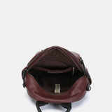 Burgund recycelte Materialien