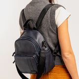 Blau recycelte Materialrucksack