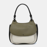 Shoulder bag in green recycled materials