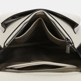 Shoulder bag in green recycled materials