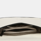 Green recycled material shoulder bag