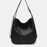 Multifunctional bag made of black recycled materials