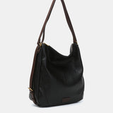 Multifunctional bag made of black recycled materials