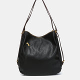 Multifunctional bag made of black recycled materials