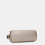 Bandolera in goldenen recycelten Materialien