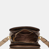 Bandolera in goldenen recycelten Materialien