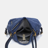 Multifunctional bag made of recycled materials, blue