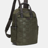 Grün recycelter Nylon -Rucksack