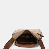 Camel recycled nylon shoulder bag