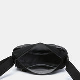 Kleine Bandolera im schwarzen recycelten Nylon