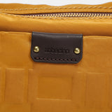 Kleine Bandolera in recyceltem Bernstein Nylon
