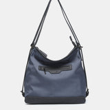 Multifunctional bag made of grey recycled materials