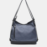 Multifunctional bag made of grey recycled materials