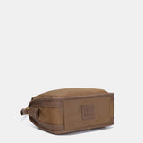 Camel recycled material shoulder bag