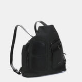 Multifunctional bag made of black recycled materials
