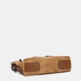 Multifunctional bag made of recycled materials cognac