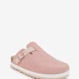 Zuco mit Plattform in Beige Serraje