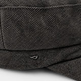 Gorra bretona de mujer negra