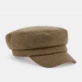 Gorra bretona de mujer camel