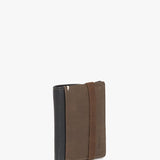 Cartera de hombre de piel en verde