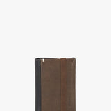 Cartera de hombre de piel en verde