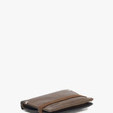 Cartera de hombre de piel en verde