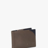 Cartera pequeña hombre Karuna de piel verde