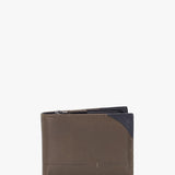 Cartera pequeña hombre Karuna de piel verde