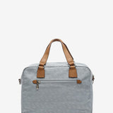 Women's jacquard bowling bag in light blue