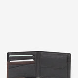 Cartera de hombre de piel en negro