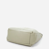 Damentasche im Hobo-Stil aus grünem Leder.