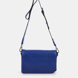 Damentasche aus blauem Leder.