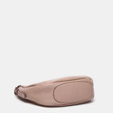 Bolso de hombro en piel rosa
