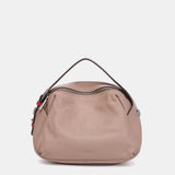 Handtasche aus rosa Leder.