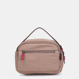 Handtasche aus rosa Leder.