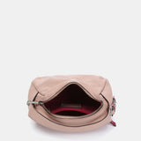 Handtasche aus rosa Leder.