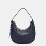 Bolso de hombro pequeño en piel azul